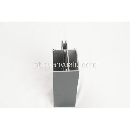 Sistema de parede de cortina de isolamento de perfil extrudado em alumínio